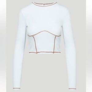 Aritzia Sunday Best Dove Longsleeve Top